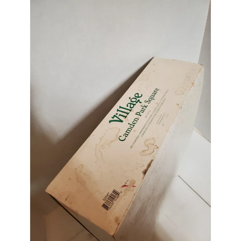 Dept 56 Camden Park Square Accessory Set Dickens Village NIB